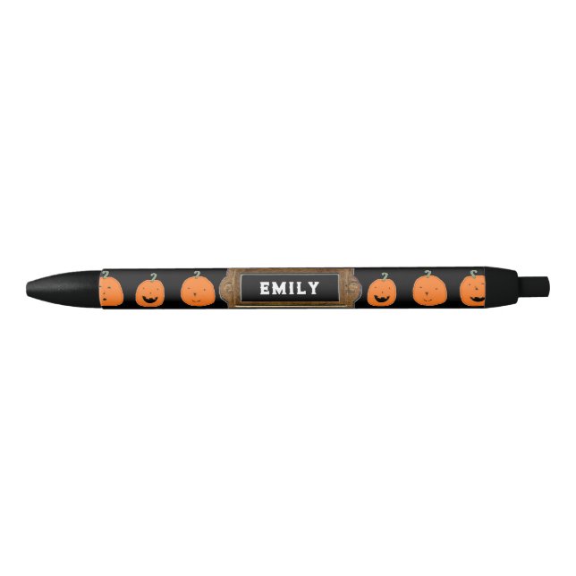 Caneta Preta Halloween Criativo (Frente)