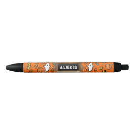 Caneta Preta Halloween Personalizado