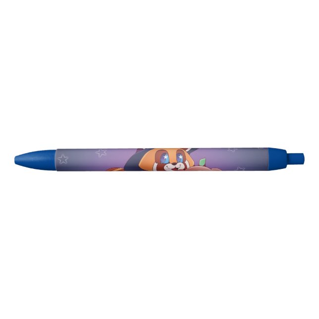 Caneta Preta Halloween Space Panda (Frente)