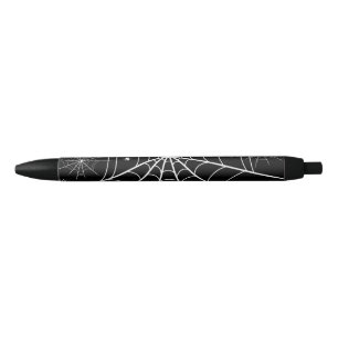 Caneta Preta Halloween Spider Web