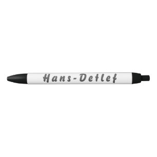 Caneta Preta Hans-Detlef Kugelschreiber