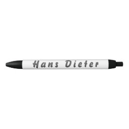 Caneta Preta Hans Dieter Kugelschreiber