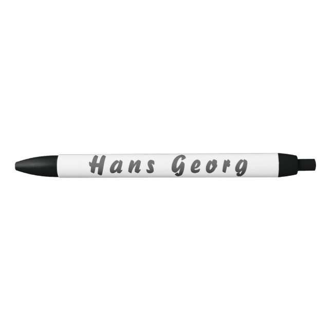 Caneta Preta Hans Georg Kugelschreiber (Frente)
