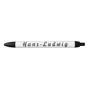 Caneta Preta Hans-Ludwig Kugelschreiber