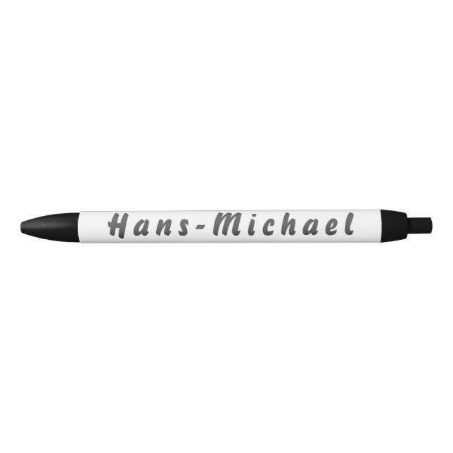 Caneta Preta Hans-Michael Kugelschreiber (Frente)