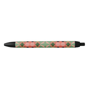 Caneta Preta Harmonia Geométrica Vibrante – Cor Simétrica