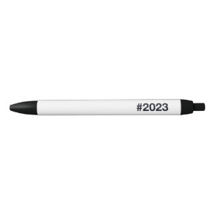 Caneta Preta Hashtag 2023