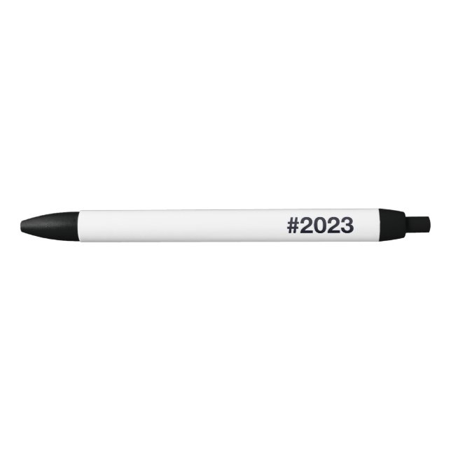 Caneta Preta Hashtag 2023 (Frente)