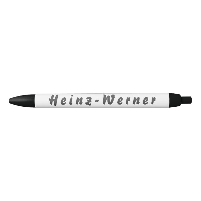 Caneta Preta Heinz-Werner Kugelschreiber (Frente)