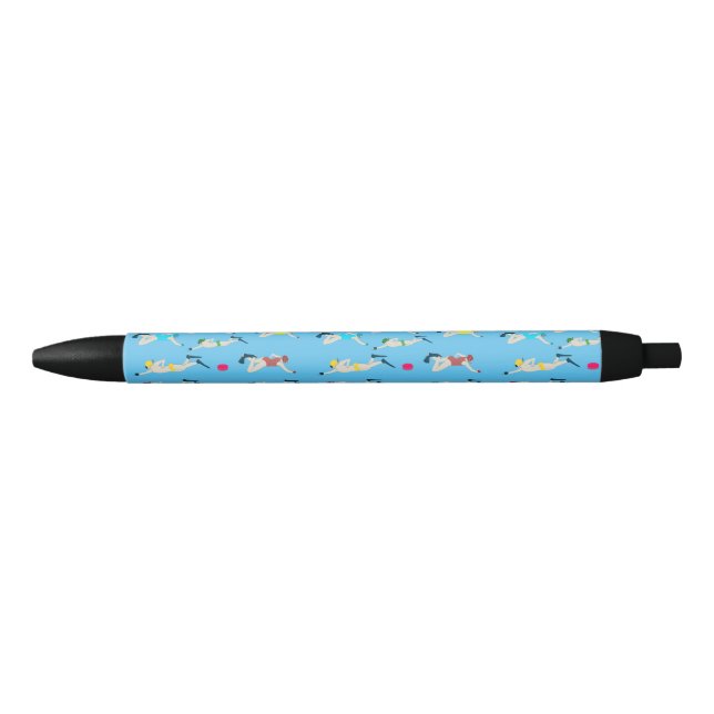 Caneta Preta Hockey subaquático (Frente)