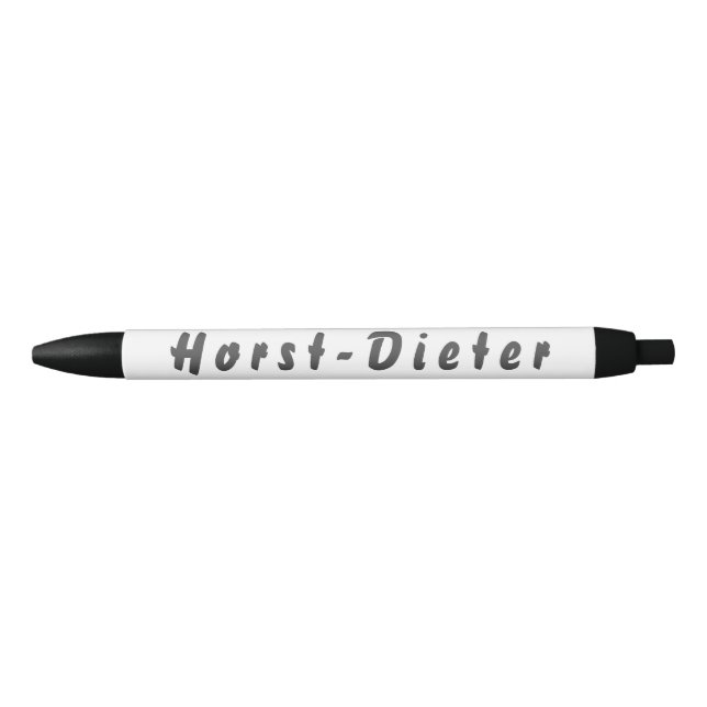 Caneta Preta Horst-Dieter Kugelschreiber (Frente)