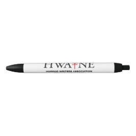 Caneta Preta HWA-NE Logo Pen for events, white 6/25