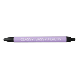 Caneta Preta Ideia de Presente Personalizado Roxo para Professo