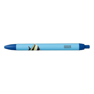 Caneta Preta Idiota de desenho animado