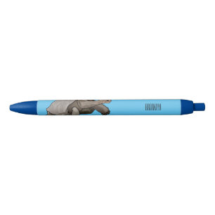 Caneta Preta Ilustração de desenho animado de tartaruga de Galá