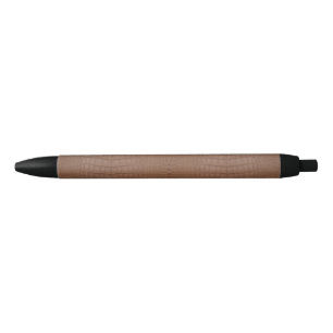 Caneta Preta Impressão de Alligador Castanho