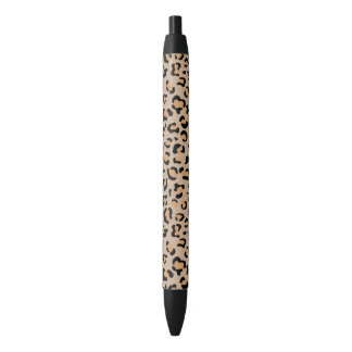 Caneta Preta Impressão Leopardo, Manchas Leopardo, Leopardo Cas