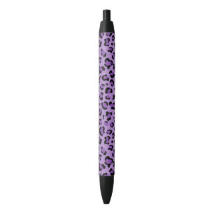 Caneta Preta Impressão Leopardo, Manchas Leopardo, Leopardo Rox