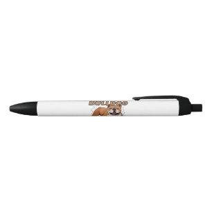 Caneta Preta Inglês Bulldog Funny Bulldog Whisperer