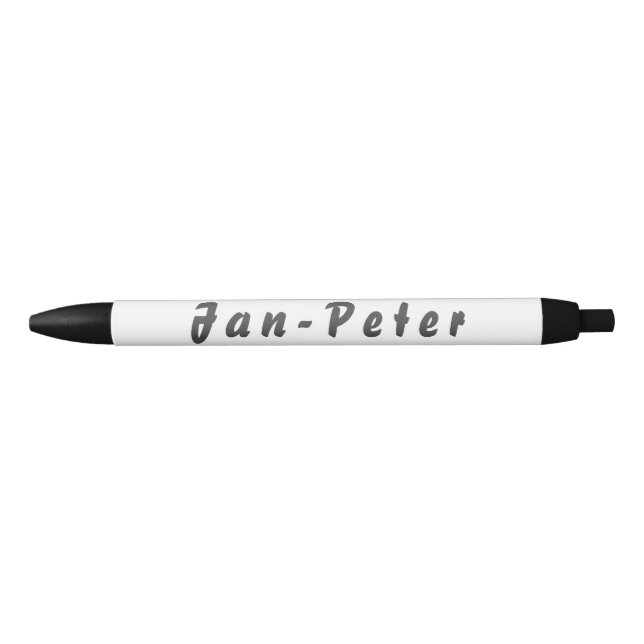Caneta Preta Jan-Peter Kugelschreiber (Frente)