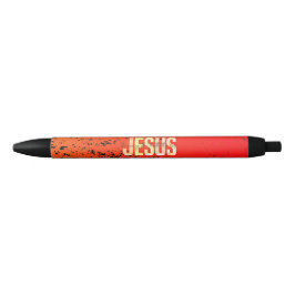 Caneta Preta Jesus, O Caminho, A Verdade, A Vida Retro Pôr do S