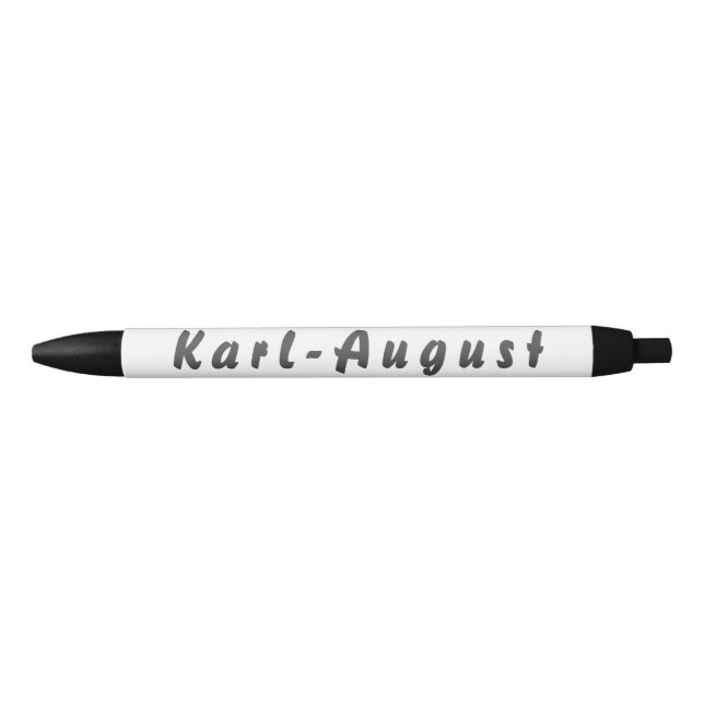 Caneta Preta Karl-August Kugelschreiber (Frente)