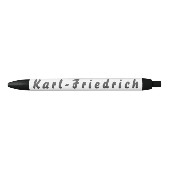 Caneta Preta Karl-Friedrich Kugelschreiber (Frente)