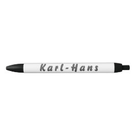 Caneta Preta Karl-Hans Kugelschreiber