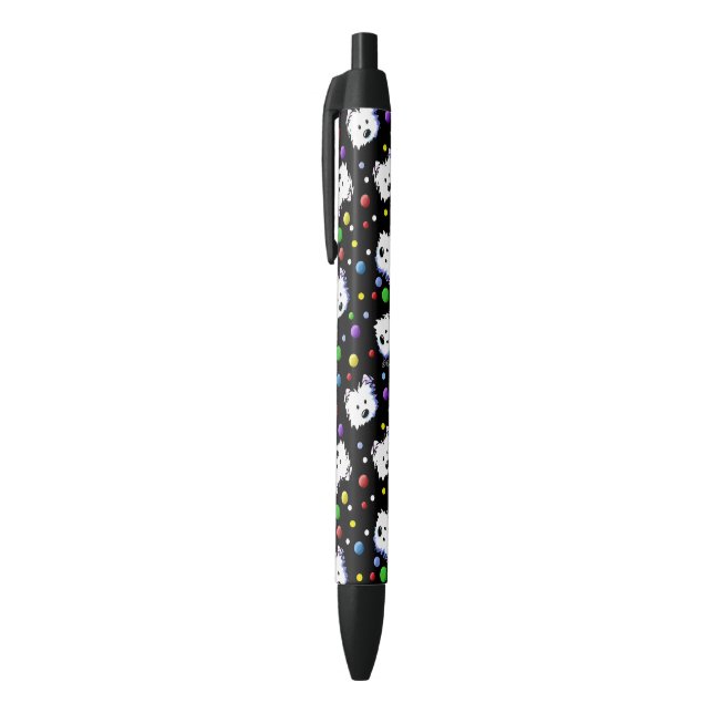 Caneta Preta KiniArt Westies (Topo (Vertical))