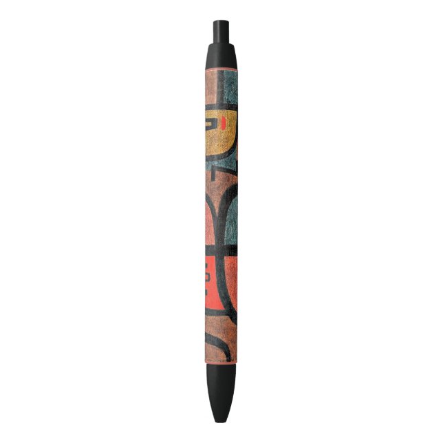 Caneta Preta Klee - Exóticos, arte abstrato, (Frente Vertical)