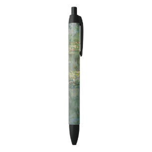 Caneta Preta Lagoa Claude Monet do lírio de água