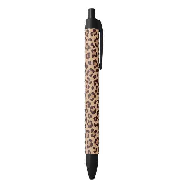 Caneta Preta "Leopardo" (parte de inferior (Vertical))