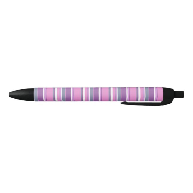 Caneta Preta Lilac stripes (Parte Inferior)