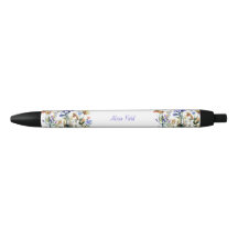 Lindas Flores Silvestres em Aquarela | seu nome