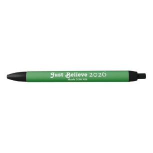Caneta Preta Lindo Basta Acreditar Ano Novo Verde 2026