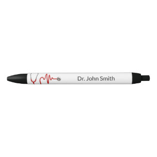 Caneta Preta Linha de pulsação ECG Wave Médica EKG