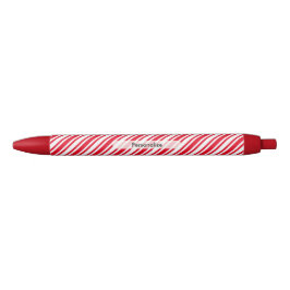 Caneta Preta Listra Personalizada de Bengala Clássica