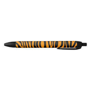 Caneta Preta Listras de Zebra Laranja de Princeton