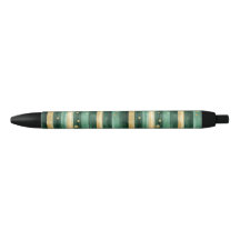 Listras do Dia de São Patrício Trevo Dourado Verde