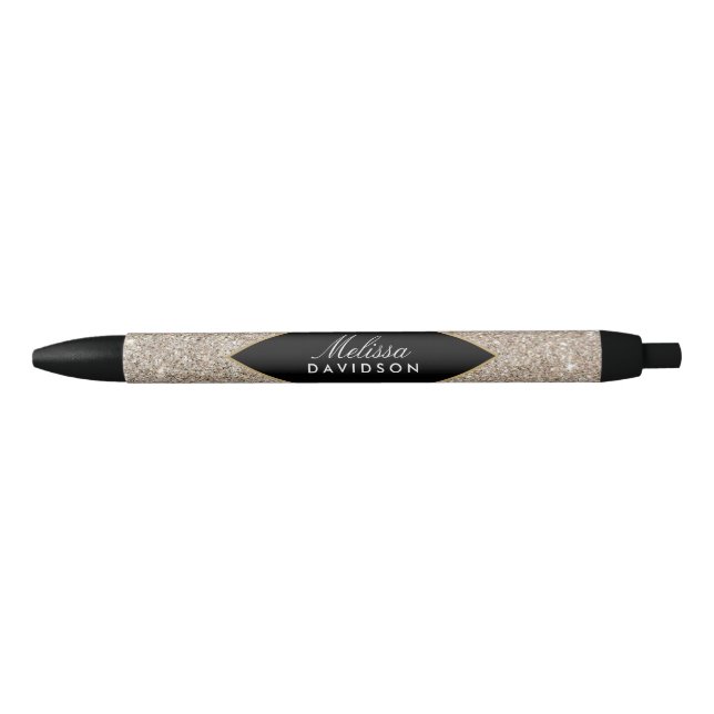 Caneta Preta Lítio de Platina e Glamor (Frente)