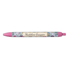 Caneta Preta Livro Personalizado da Bela e a Fera para Menina