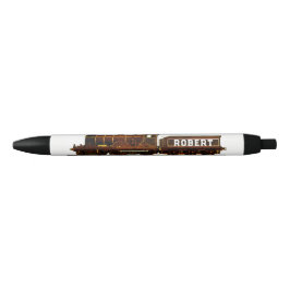 Caneta Preta Locomotiva de Trem Personalizada