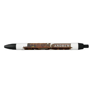 Caneta Preta Locomotiva Personalizada