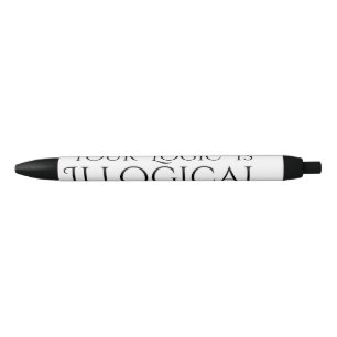 Caneta Preta Lógica ilógica