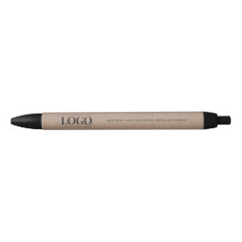 Caneta Preta Logotipo Comercial da Empresa Terthy Kraft Simples