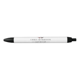 Caneta Preta Logotipo de Marketing para Negócios de Construção