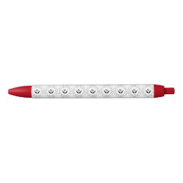 Caneta Preta Logotipo Personalizado Minimalista Simples & Promo