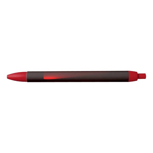 Caneta Preta Luzes de Cranberry e Preto (Frente)