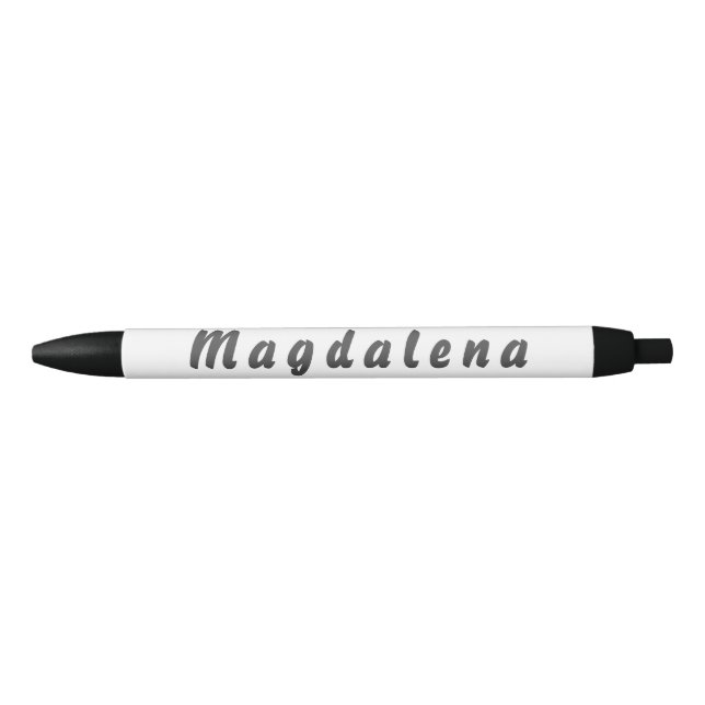 Caneta Preta Magdalena Kugelschreiber (Frente)
