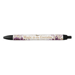 Caneta Preta Magia no Cotidiano (Branco)